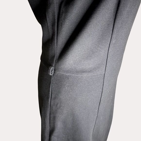 Mango Suit Sheath Dress Square Neck Sleeveless Black M am - Picture 7 of 7